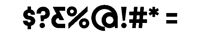 Lineal Black Font OTHER CHARS