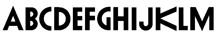 Lineal Black Font UPPERCASE