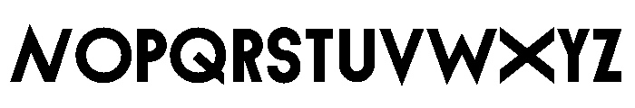 Lineal Black Font UPPERCASE