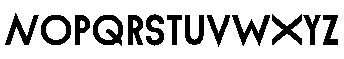 Lineal Bold Font UPPERCASE