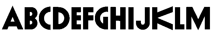Lineal Heavy Font UPPERCASE