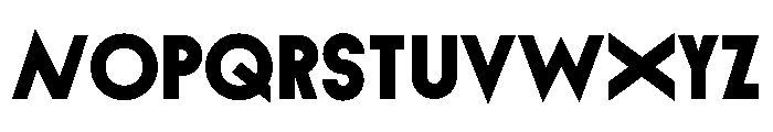 Lineal Heavy Font UPPERCASE