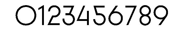 Lineal Light Font OTHER CHARS