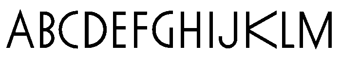 Lineal Light Font UPPERCASE