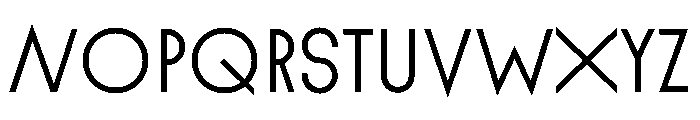 Lineal Light Font UPPERCASE