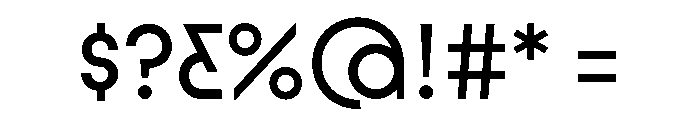 Lineal Regular Font OTHER CHARS