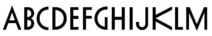 Lineal Regular Font UPPERCASE