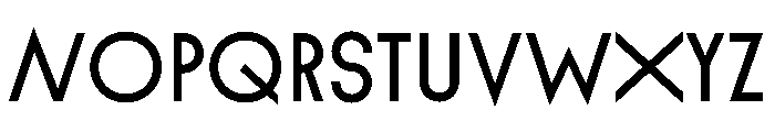 Lineal Regular Font UPPERCASE