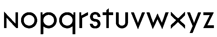 Lineal Regular Font LOWERCASE