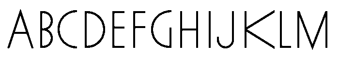 LinealVF Font UPPERCASE