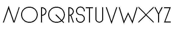 LinealVF Font UPPERCASE