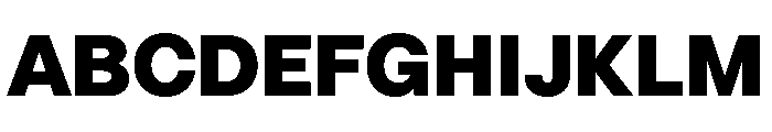 LinearSans Black Font UPPERCASE