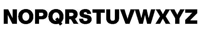 LinearSans Black Font UPPERCASE