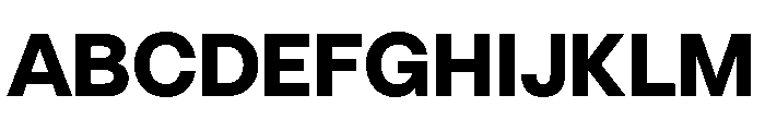 LinearSans Bold Font UPPERCASE
