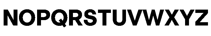 LinearSans Bold Font UPPERCASE