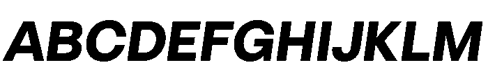 LinearSans BoldItalic Font UPPERCASE