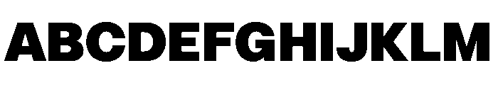 LinearSans Heavy Font UPPERCASE