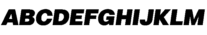 LinearSans HeavyItalic Instance E4ca5563 Font UPPERCASE