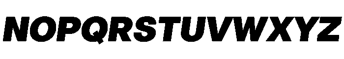 LinearSans HeavyItalic Instance E4ca5563 Font UPPERCASE