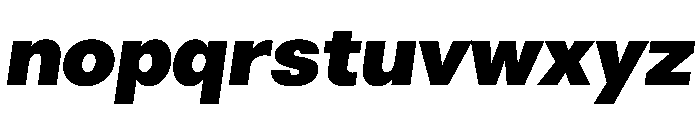 LinearSans HeavyItalic Instance E4ca5563 Font LOWERCASE