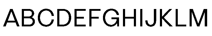 LinearSans Light Instance Font UPPERCASE