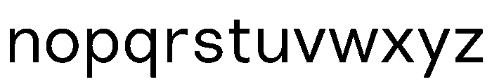LinearSans Light Instance Font LOWERCASE
