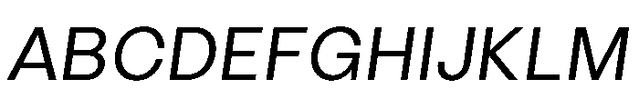 LinearSans LightItalic Instance 1bef9534 Font UPPERCASE