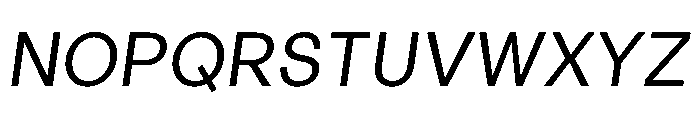 LinearSans LightItalic Instance 1bef9534 Font UPPERCASE