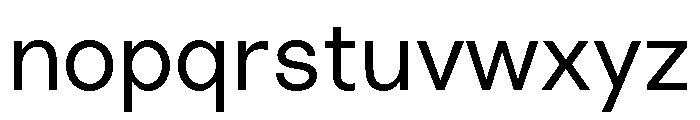 LinearSans Light Font LOWERCASE
