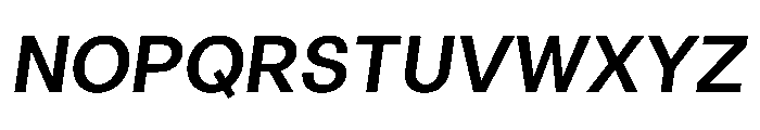 LinearSans MediumItalic Instance 7b008856 Font UPPERCASE
