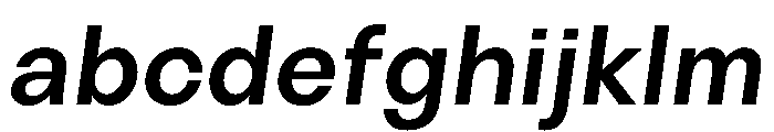 LinearSans MediumItalic Instance FONT