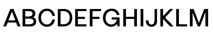 LinearSans Regular Font UPPERCASE