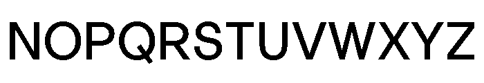 LinearSans Regular Font UPPERCASE