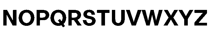 LinearSans SemiBold Instance Font UPPERCASE