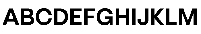 LinearSans SemiBold Font UPPERCASE