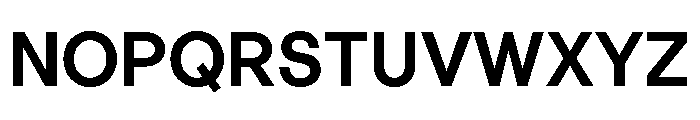 LinearSans SemiBold Font UPPERCASE