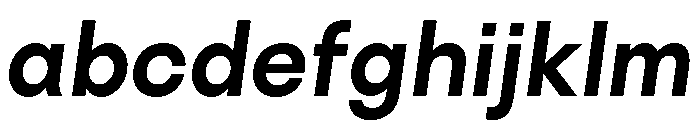 LinearSans SemiBoldItalic FONT