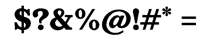 Lingo Black Instance Font OTHER CHARS