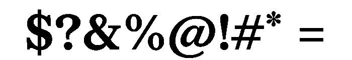 Lingo Bold Instance Font OTHER CHARS