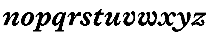 Lingo BoldItalic Instance Font LOWERCASE