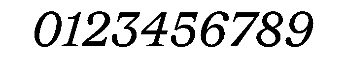 Lingo Italic Instance Font OTHER CHARS