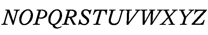 Lingo Italic Instance Font UPPERCASE