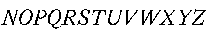 Lingo LightItalic Instance Font UPPERCASE