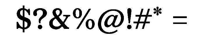 Lingo Medium Instance Font OTHER CHARS