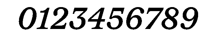 Lingo MediumItalic Instance Font OTHER CHARS