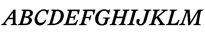 Lingo MediumItalic Instance Font UPPERCASE