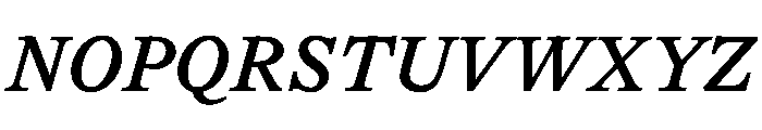 Lingo MediumItalic Instance Font UPPERCASE