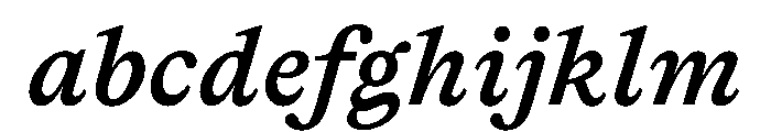 Lingo MediumItalic Instance FONT