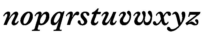 Lingo MediumItalic Instance Font LOWERCASE