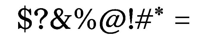 Lingo Regular Instance Font OTHER CHARS